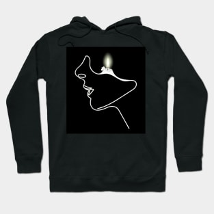 You Lightened My Darkness, Then You Left. I Wish You Were Here To See Me Shining Hoodie